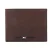 TOMMY HILFIGER Portemonnee ‘Johnson’  navy / chocoladebruin / rood / wit