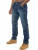 Enzo Heren Denim Jeans Rechte Pijpen – Blauw