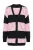 MIAMODA Gebreid vest  oudroze / zwart