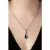 Art Deco ketting in zwart