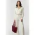 Coccinelle Large Tote Bag In Burgundy