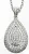 Orphelia Dames 925 Sterling Zilveren Ketting met Hanger – Zilver ZH-4436