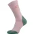 Comodo – Gedempte Hiel & Teen Bamboe Wandelsokken – Roze – Grijs