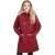 Trespass Dames Faithful Waterdichte Parka (Merlot)