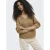 Jacqueline de Yong Trui Jdyaspen Life L/s V-neck Pullover K 15359750 Toasted Coconut/w. Gold Lurex Dames