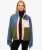 Colour Block Fleece Jas Blue