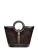 Anna Luchini Bordeauxrood Rundleer Tas