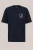 WE Fashion – Heren relaxed fit met print – Relaxed Fit – Donkerblauw – Katoen –