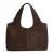 Markberg suede shopper Laurine donkerbruin