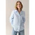 Lois blouse met logo – lichtblauw