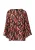 s.Oliver BLACK LABEL Blouse  rosa / rood / roestrood / zwart