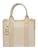 Isabella Rhea Beige Rundleer Tas