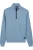 Baileys Half-Zip Sweater blauw, Effen