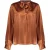 Geisha blouse satin with bow tie 63605-14 35 copper