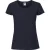 Fruit Of The Loom Vrouwen / Dames Fit Ringgesponnen Premium Tshirt (Donker Marine)