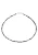 faina Ketting  zwart / zilver