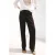 Mango straight leg broek met siergesp – donkerbruin