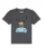 watabout.kids Shirt ‘Hirsch’  donkerblauw / donkerbruin / antraciet / wit