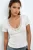 V-hals Blouse met Kanten Detail