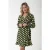 Colourful Rebel Telsi Small Flower Long Sleeve Wrap Dress Ls Bright Yellow