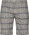 Blue Industry Short Jim Beige Geruit