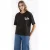 Geprinte Crew Neck Losse Fit T-Shirt