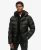Superdry Mannen City-pufferjas met Print en Capuchon Zwart