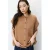 Grace & Mila wollen gebreid vest – camel