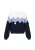IZIA Trui  lichtblauw / donkerblauw / wolwit