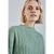 Street One Dames Trui met geribbelde textuur in Groen