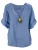 Seasons of April Blouse ‘Lina’  blauw denim