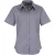 Premier Dames/Dames Popeline Blouse met Korte Mouwen (Staal)