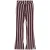 Tumble ’n Dry gestreepte flared broek – donkerbruin