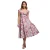 Damesjurk Goddiva Floral Print A-Line