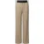 RAFFAELLO ROSSI Straight leg stoffen broek met elastische band met label, model ‘ELAINE’