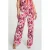 Morgan straight regular waist casual broek met paisley print ecru