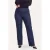 YOEK straight broek Plus Size – darkblue denim