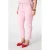 MS Mode slim regular waist broek lichtroze