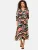 love & roses Blousejurk  jade groen / oranje / pink / zwart