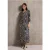 Street One Studio Dames Gedessineerde volant jurk in Blauw
