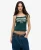 Superdry Vrouwen Athletic Essentials Ajour Camitop met Print Groen