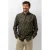 State of Art regular fit overhemd met print – donkerbruin/cognac