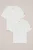 WE Fashion – Jongens T-shirt met embroidery, 2-pack – Regular fit – Wit – Katoen –