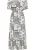 IZIA Maxi jurk Dames wit zwart