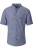Redmond Casual Linnen Overhemd blauw, Effen