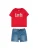 Levi’s Kids Set ‘LVB HP AOP LOGO TEE & SHORT’  gemengde kleuren