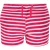 Regatta Childrens/Kids Dayana Towelling Stripe Casual Shorts (Roze Fusion/Wit)