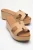 Lia Leer Platform Sandaal (Women)