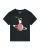Watapparel Shirt ‘Astronaut says Hi’  rood / zwart / wit