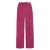 Like Flo Young wide leg regular waist casual broek fuchsia met textuur